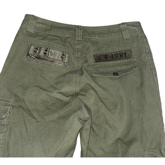 Free Knight Japan Green Cargo Tactical Army Military Pants Size 29 - Picture 7 of 9